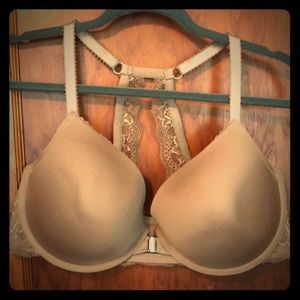 Like New Beige Torrid Lace Racerback